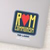 Ted Lasso Rom Communism Graphic Sticker