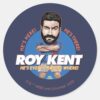 Ted Lasso Roy Kent Bobblehead Classic Round Sticker