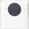 Ted Lasso Tea And Biscuit Icon Toss Pattern Classic Round Sticker