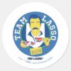 Ted Lasso Team Lasso Tea Iconic Avatar Classic Round Sticker