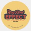 Ted Lasso The Roy Kent Effect Typography Graphic Classic Round Sticker