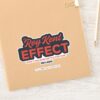 Ted Lasso The Roy Kent Effect Typography Graphic Sticker