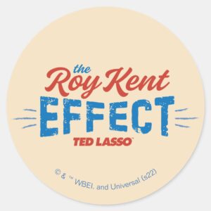 Ted Lasso The Roy Kent Effect Vintage Graphic Classic Round Sticker