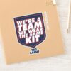 Ted Lasso Were A Team Typography Graphic Sticker
