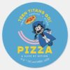 Teen Titans Go Raven Truth Justice Pizza Classic Round Sticker