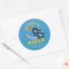 Teen Titans Go Raven Truth Justice Pizza Classic Round Sticker