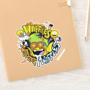 Teen Titans Go Beast Boy Waffles Sticker