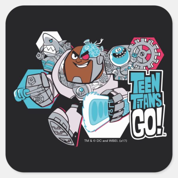 Teen_Titans_Go!___Cyborg's_Arsenal_Graphic_Square_Sticker_1 Teen Titans Go Cyborgs Arsenal Graphic Square Sticker