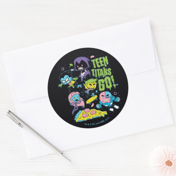 Teen_Titans_Go!___Gnarly_90's_Pizza_Graphic_Classic_Round_Sticker_3 Teen Titans Go Gnarly 90s Pizza Graphic Classic Round Sticker