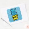Teen Titans Go Logo Square Sticker