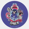 Teen Titans Go Raven Demonic Powers Graphic Classic Round Sticker