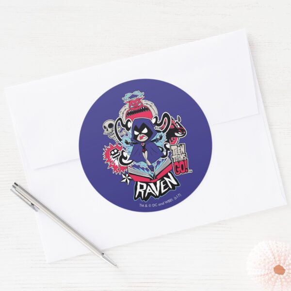 Teen_Titans_Go!___Raven_Demonic_Powers_Graphic_Classic_Round_Sticker_3 Teen Titans Go Raven Demonic Powers Graphic Classic Round Sticker