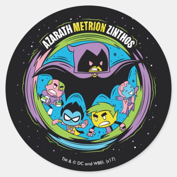Teen_Titans_Go!___Raven__Azarath_Metrion_Zinthos__Classic_Round_Sticker_1 Teen Titans Go Raven Azarath Metrion Zinthos Classic Round Sticker