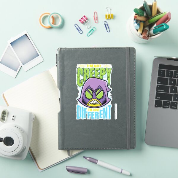 Teen_Titans_Go!___Raven__Not_Creepy_I'm_Different__Sticker_3 Teen Titans Go Raven Not Creepy Im Different Sticker