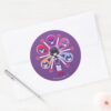 Teen Titans Go Ravens Emoticlones Classic Round Sticker
