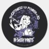 Teen Titans Go Starfire Mr Sassy Pants Classic Round Sticker