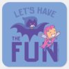 Teen Titans Go Starfire Raven Have The Fun Square Sticker
