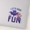 Teen Titans Go Starfire Raven Have The Fun Sticker