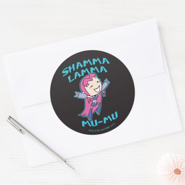 Teen_Titans_Go!___Starfire__Shamma_Lamma_Mu-Mu__Classic_Round_Sticker_3 Teen Titans Go Starfire Shamma Lamma Mu Mu Classic Round Sticker