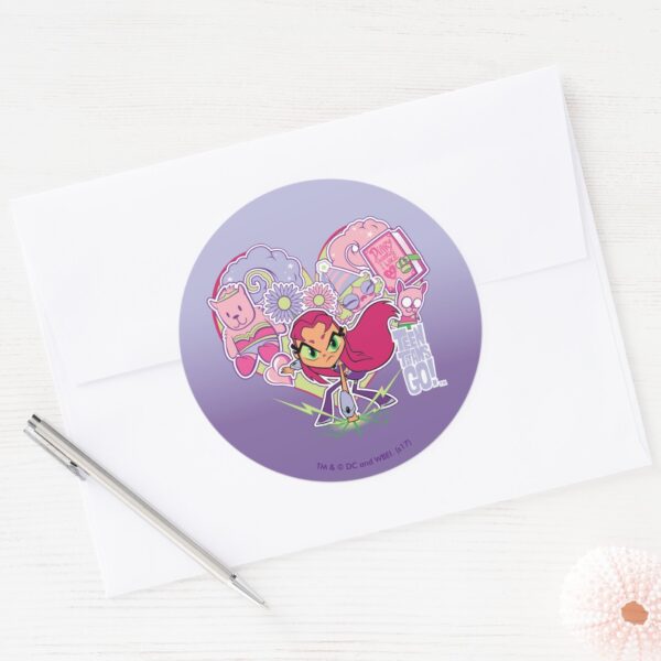 Teen_Titans_Go!___Starfire's_Heart_Punch_Graphic_Classic_Round_Sticker_3 Teen Titans Go Starfires Heart Punch Graphic Classic Round Sticker