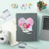 Teen Titans Go Starfires Heart Punch Graphic Sticker