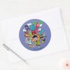 Teen Titans Go Team Arrow Graphic Classic Round Sticker