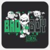 Teen Titans Go Bad Boy Robin Cyborg BB Square Sticker