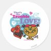 That's_the_Trouble_with_Love!_Classic_Round_Sticker_1 Thats The Trouble With Love Classic Round Sticker