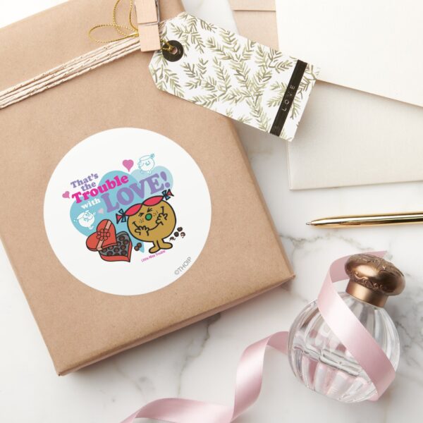 That's_the_Trouble_with_Love!_Classic_Round_Sticker_5 Thats The Trouble With Love Classic Round Sticker