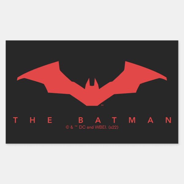 The_Batman_Bat_Logo_Rectangular_Sticker_1 The Batman Bat Logo Rectangular Sticker