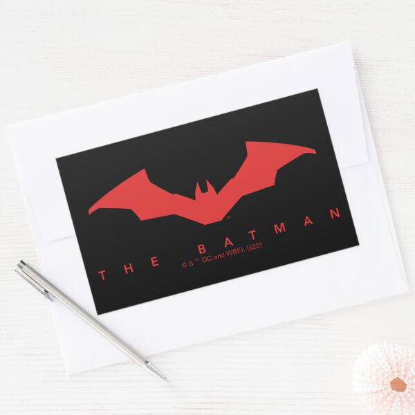 The_Batman_Bat_Logo_Rectangular_Sticker_3 The Batman Bat Logo Rectangular Sticker