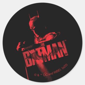 The Batman Cape Logo Classic Round Sticker