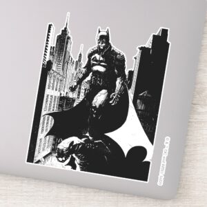 The Batman Comic Book Illustration Sticker