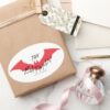 The_Batman_Handwritten_Bat_Logo_Oval_Sticker_5 The Batman Handwritten Bat Logo Oval Sticker