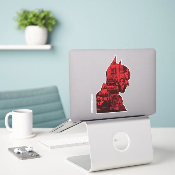 The_Batman_Newspaper_Silhouette_Sticker_3 The Batman Newspaper Silhouette Sticker