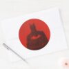 The_Batman_Red_Rain_Theatrical_Poster_Graphic_Classic_Round_Sticker_3 The Batman Red Rain Theatrical Poster Graphic Classic Round Sticker
