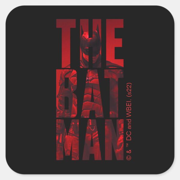 The_Batman_Typography_Cutout_Square_Sticker_1 The Batman Typography Cutout Square Sticker