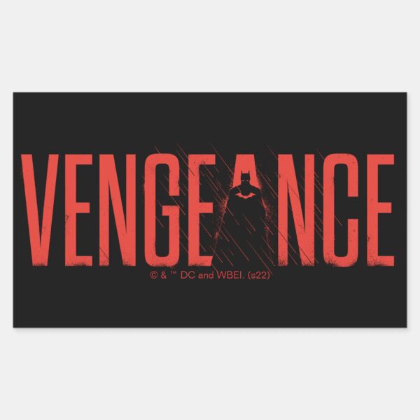The_Batman_Vengeance_Silhouette_Rectangular_Sticker_1 The Batman Vengeance Silhouette Rectangular Sticker