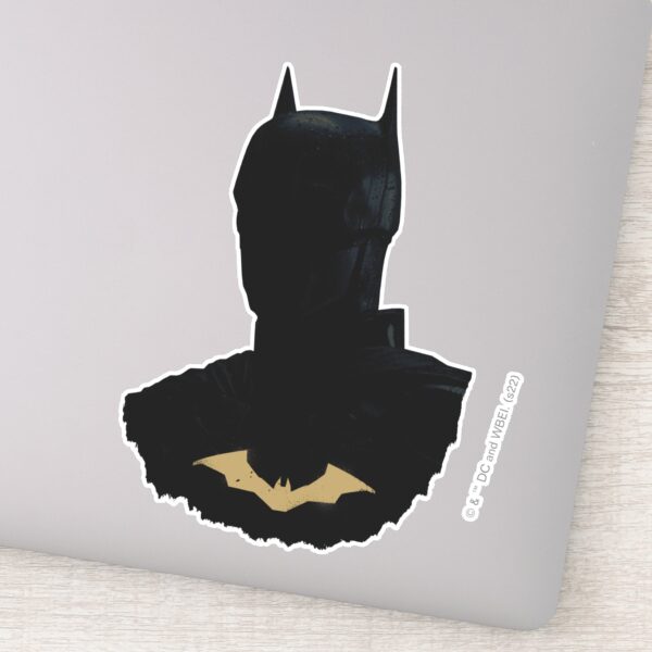 The_Batman_With_Golden_Bat_Symbol_Sticker_1 The Batman With Golden Bat Symbol Sticker