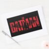 The_Batman_&_Catwoman_Logo_Rectangular_Sticker_3 The Batman Catwoman Logo Rectangular Sticker