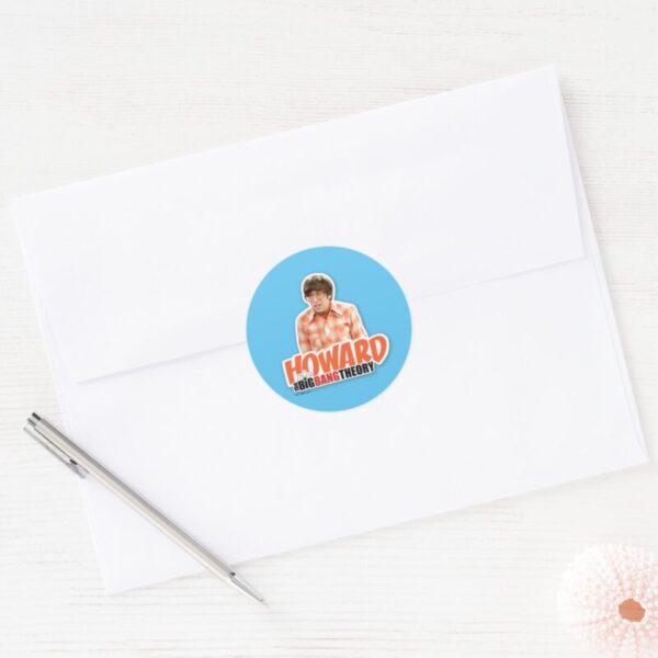 The_Big_Bang_Theory___Howard_Classic_Round_Sticker_3 The Big Bang Theory Howard Classic Round Sticker