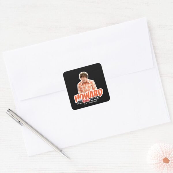 The_Big_Bang_Theory___Howard_Square_Sticker_3 The Big Bang Theory Howard Square Sticker