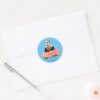The Big Bang Theory Leonard Classic Round Sticker