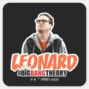 The Big Bang Theory Leonard Square Sticker