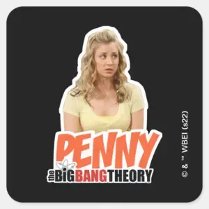 The Big Bang Theory Penny Square Sticker