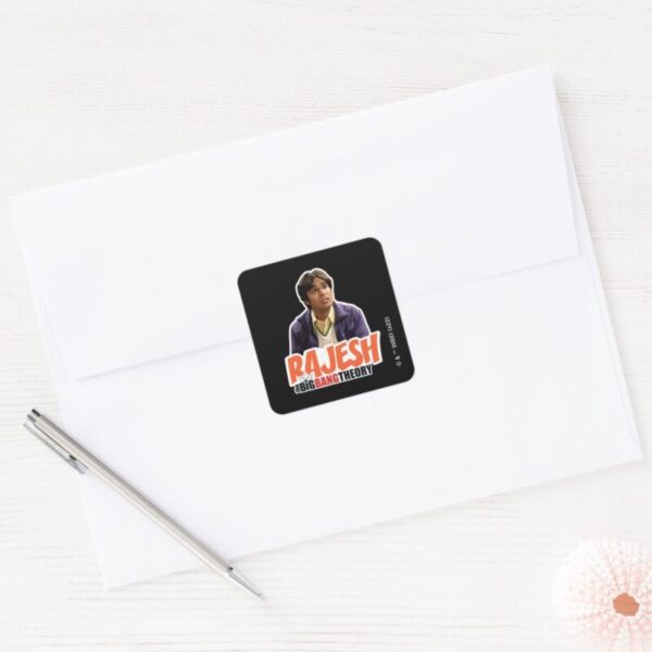 The_Big_Bang_Theory___Rajesh_Square_Sticker_3 The Big Bang Theory Rajesh Square Sticker