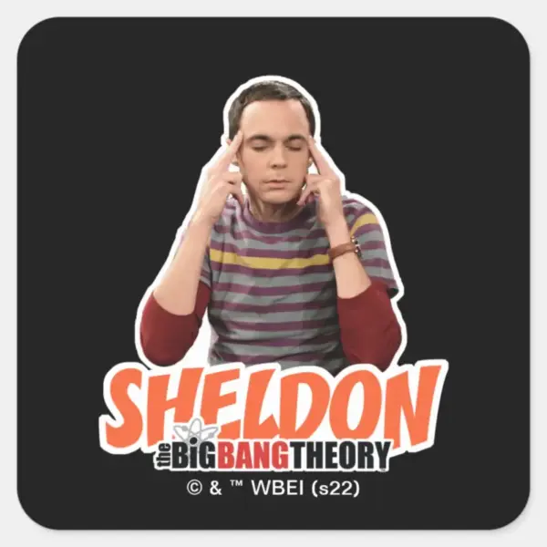 The_Big_Bang_Theory___Sheldon_Square_Sticker_1 The Big Bang Theory Sheldon Square Sticker
