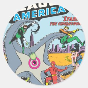 The Brave And The Bold Issue 28 Mar Classic Round Sticker