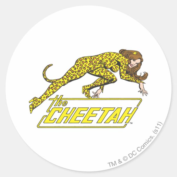 The_Cheetah_Classic_Round_Sticker_1 The Cheetah Classic Round Sticker