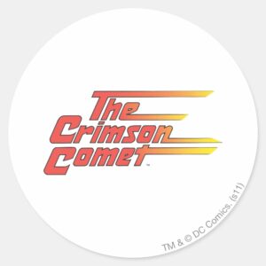The Crimson Comet Logo Classic Round Sticker